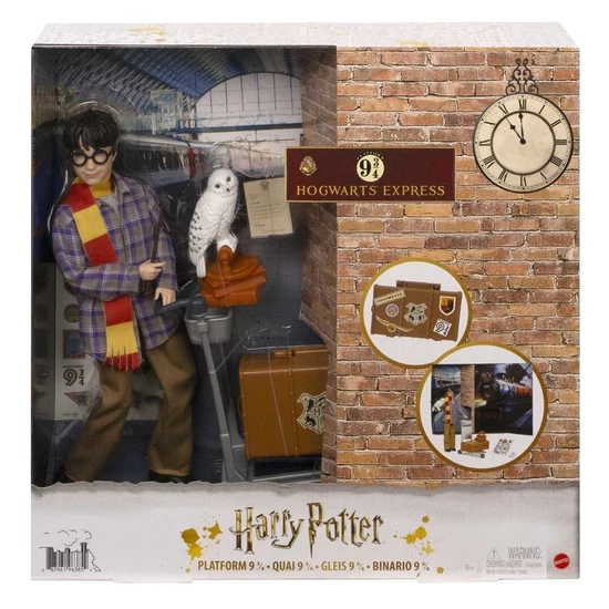 Harry Potter - Harry a 9 és 3/4 ik Vágánynál - Poggyászkocsival