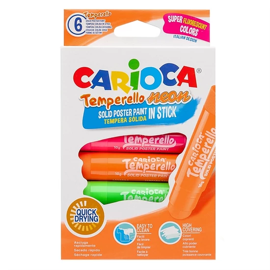 Carioca Temperello Neon Temperafilc Készlet