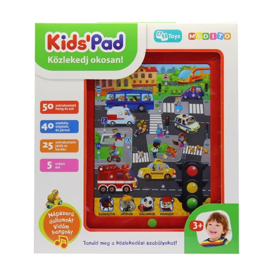 Kid'sPad Közlekedj Okosan - KRESZ Oktató Tablet