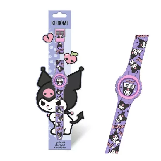 Hello Kitty - Kuromi Digitális Karóra