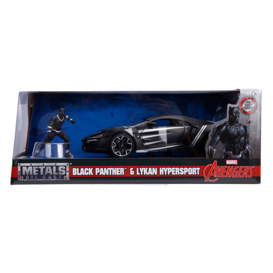 Fekete Párduc Lykan Hypersport Autóval