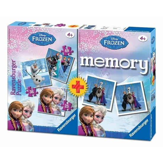 Jégvarázsos Puzzle + Memória Játék Egyben