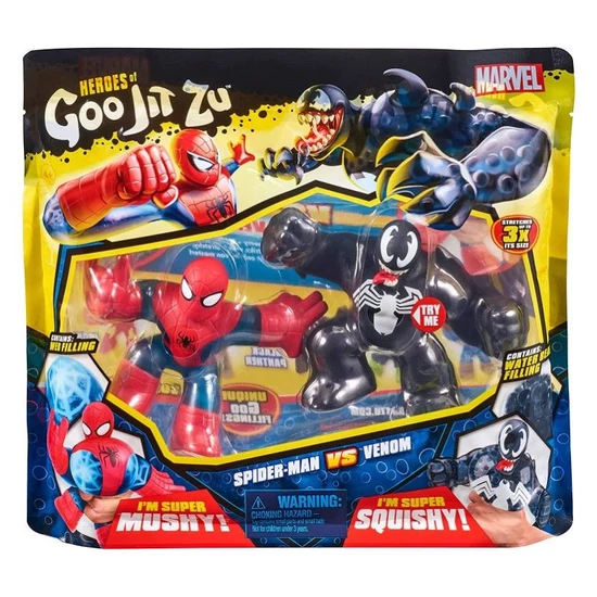 Goo Jit Zu: Pókember és Venom Figurák