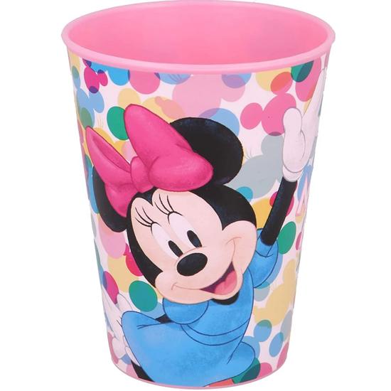 Minnie Egeres Világos Rózsaszín Műanyag Pohár