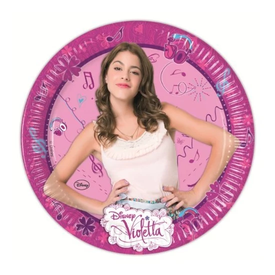 Disney Violetta Parti Tányér