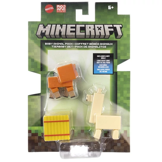 Minecraft - Akciófigura Szett - Bébi Bárány és Láma