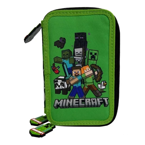 Minecraft - 3 Szintes Töltött Tolltartó