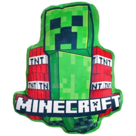 Minecraft Forma Párna - Creeper, TNT