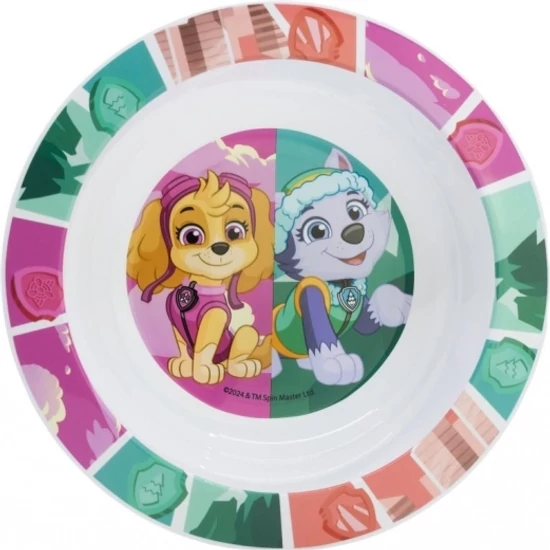 Mancs Őrjárat - Műanyag Gyerek Mélytál Sky és Everest Mintával