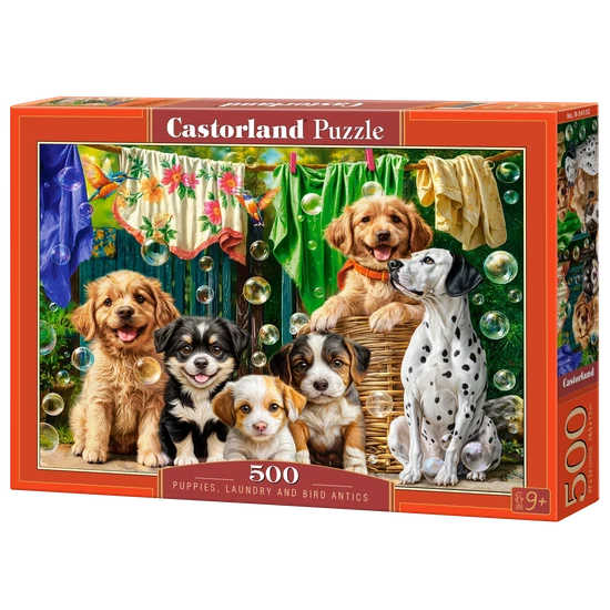 500db-os Puzzle Kutyák és Mosás