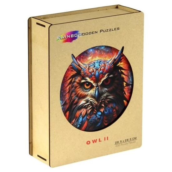 200db-os Fa Puzzle Bagoly (FSC-wood)