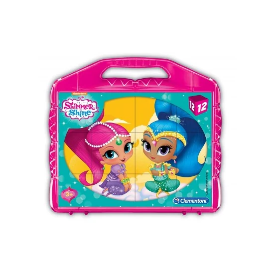 Shimmer és Shine Kocka Kirakó 12 db-os 