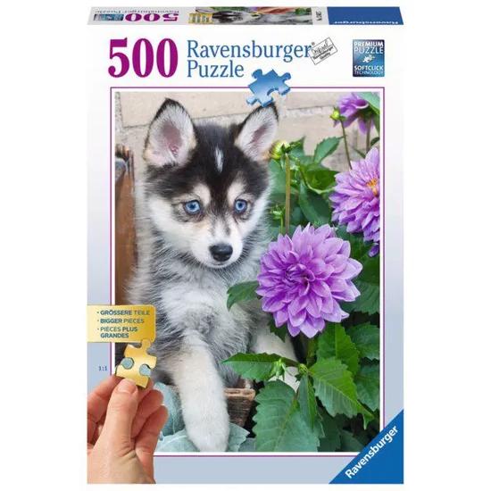 500db-os Puzzle Husky Kölyök