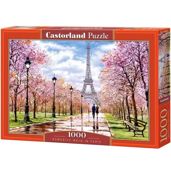 1000db-os Puzzle Romantikus Séta Párizsban