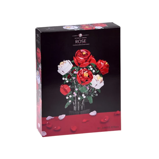 Építőkockák – Rózsacsokor 818 Darabos