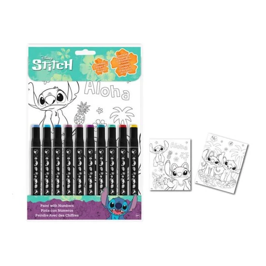 Stitch Számos Színező