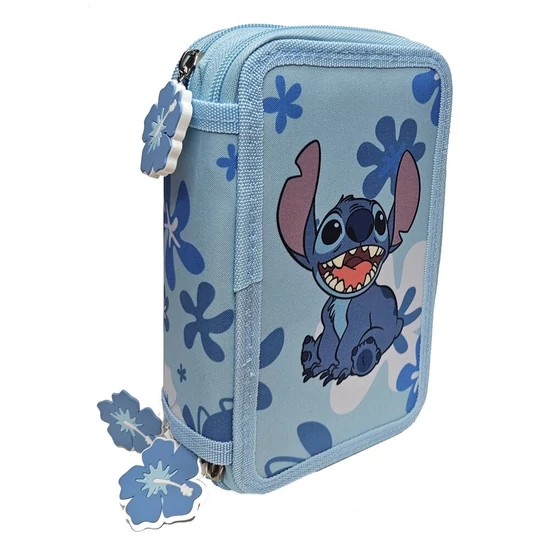 Liló és Stitch - Stitch - 3 Szintes Töltött Tolltartó