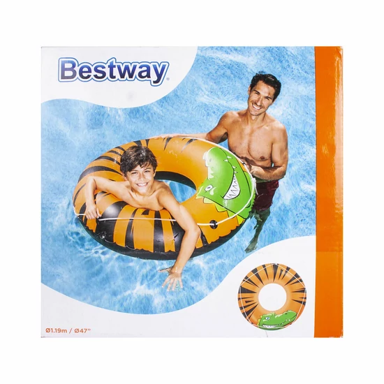 Bestway Krokodil Mintás Úszógumi 119 cm-es