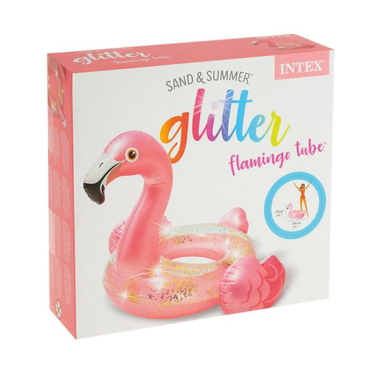 Intex Csillámos Flamingós Úszógumi