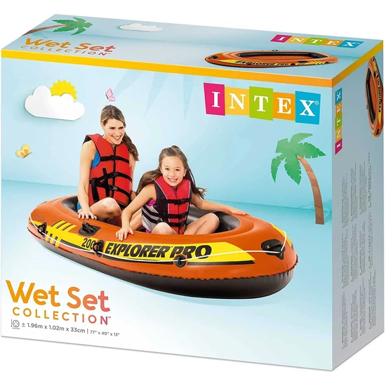 Intex - Explorer Pro 200 - Felfújható Gumicsónak 196*102*33 Cm