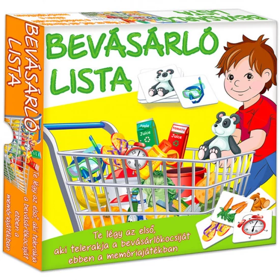 Bevásárlólista Társasjáték