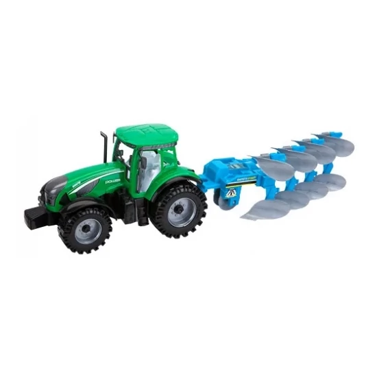 Zöld Traktor Kék Ekével