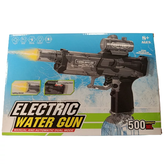 Akkumulátoros vízipisztoly 500 ml Tárral 
